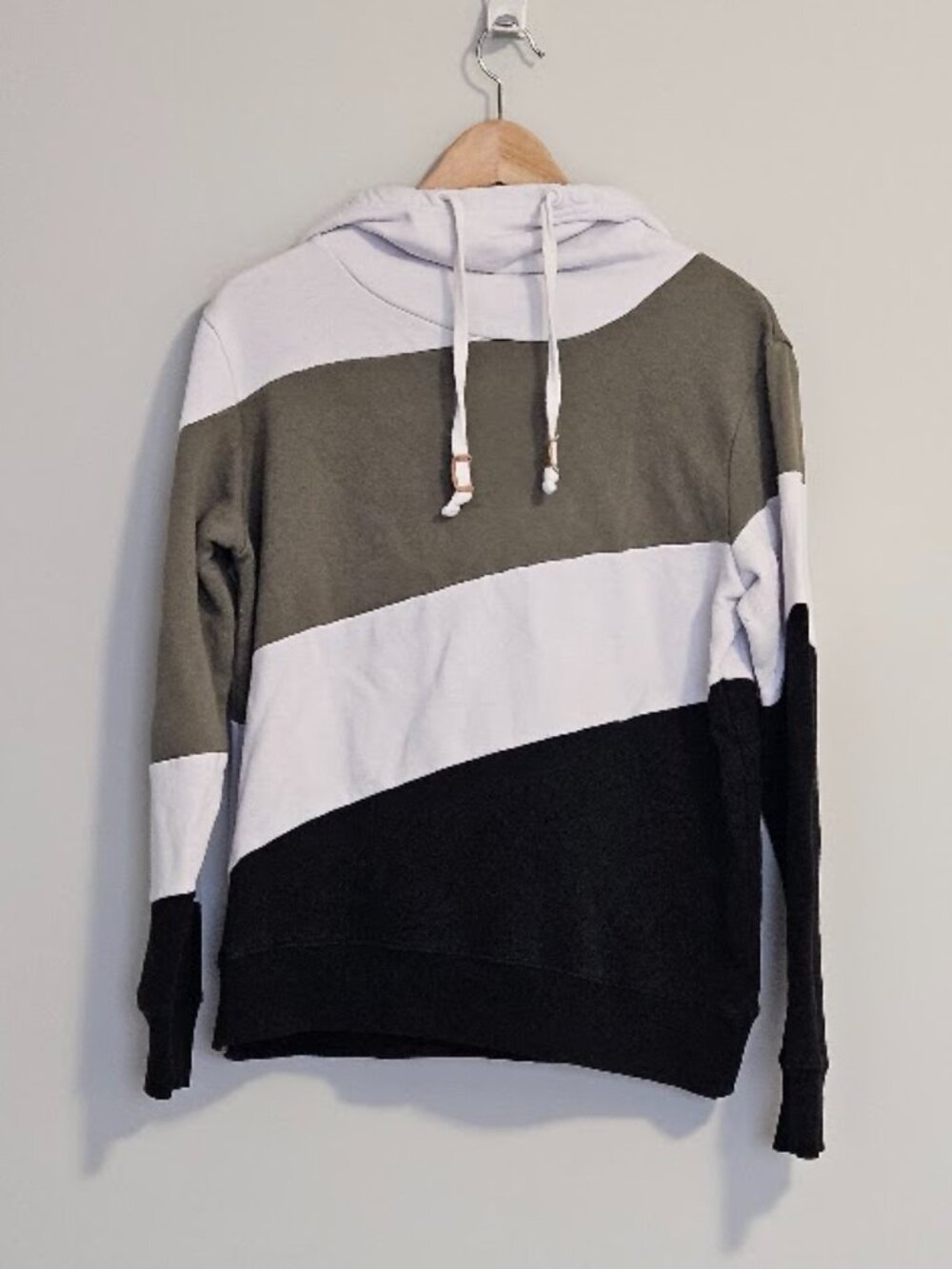 Tentree TreeFleece Angle Blocked Hoodie - Medium